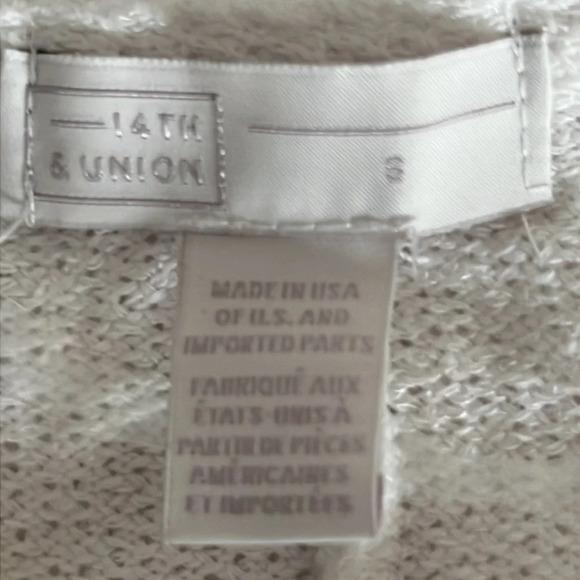 14th & Union Cocoon Cardigan in White - NWOT - Size Small - Picture 6 of 7